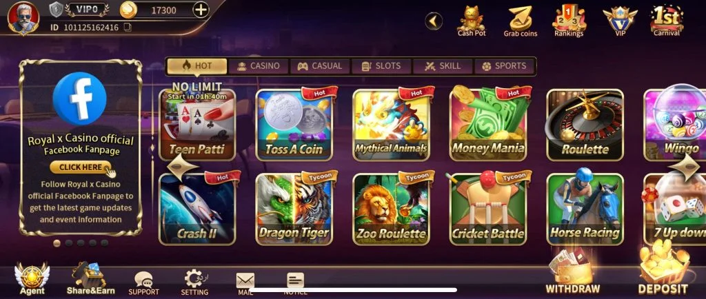 royal x casino